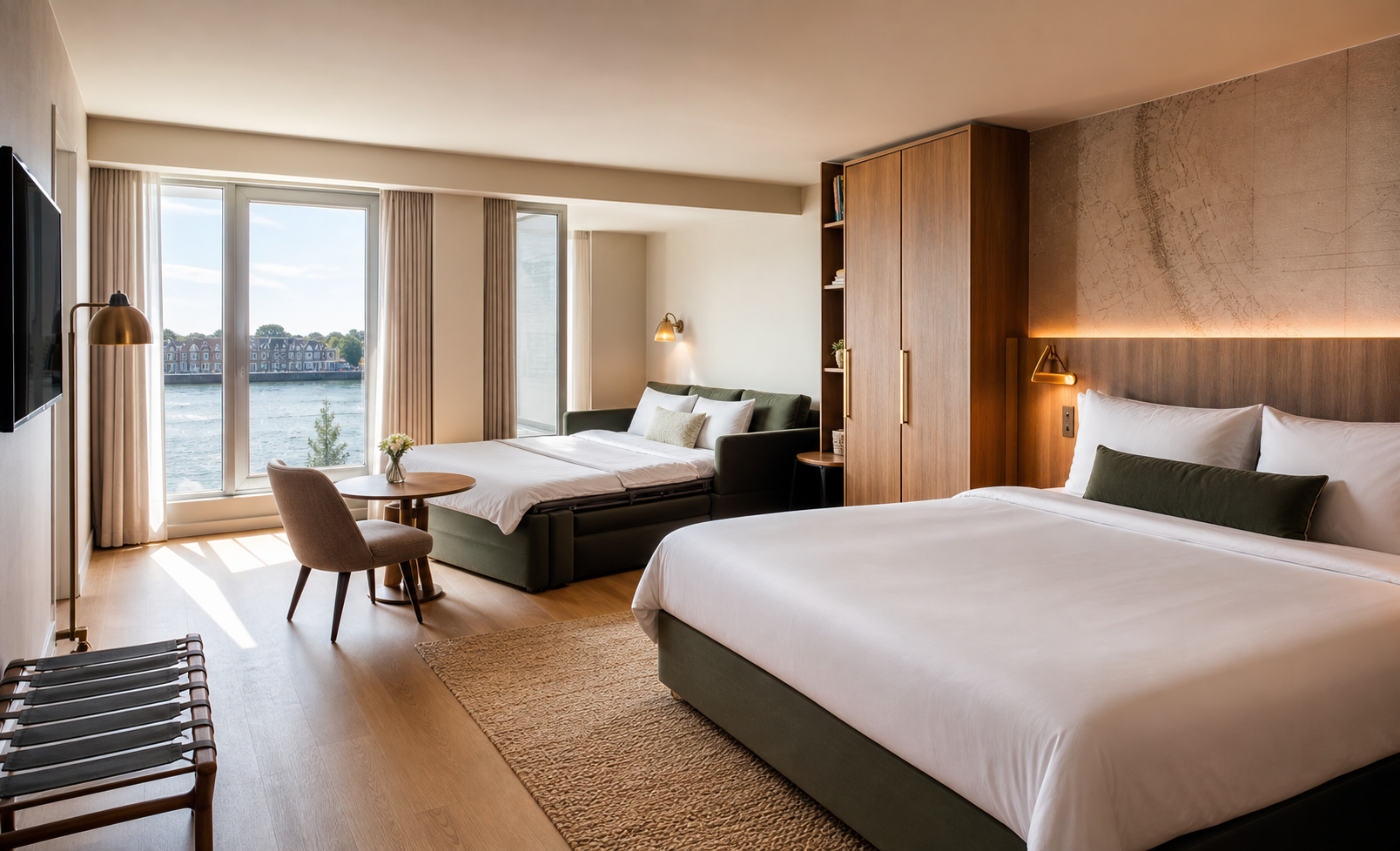 Familiekamer met twee slaapgedeeltes
